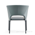 Hot Sales Office Chair Iron Legs Soft Leather